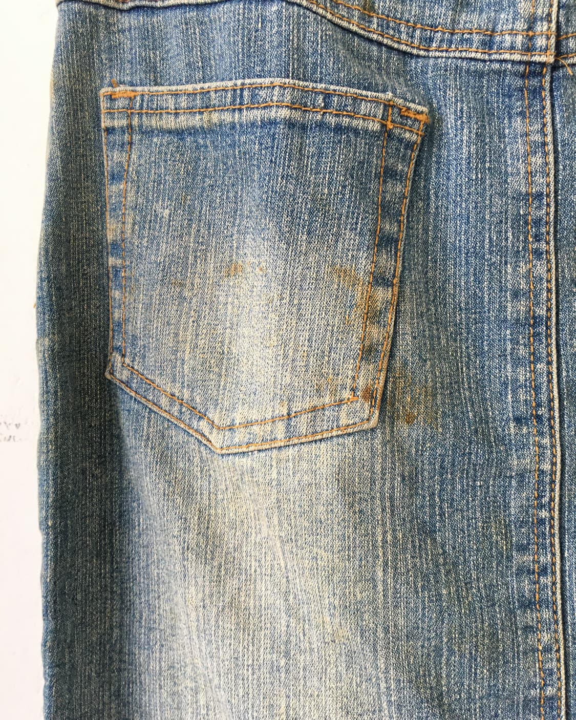 Ornament lace point denim skirt 상품이미지4