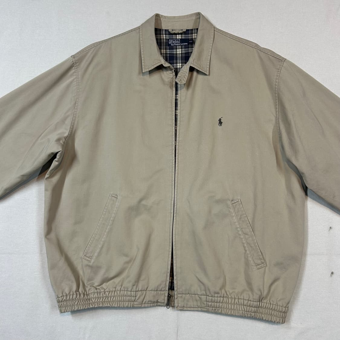 XL) 폴로 랄프로렌 베이포트 스윙탑 코튼 자켓 체크 안감 상품이미지2