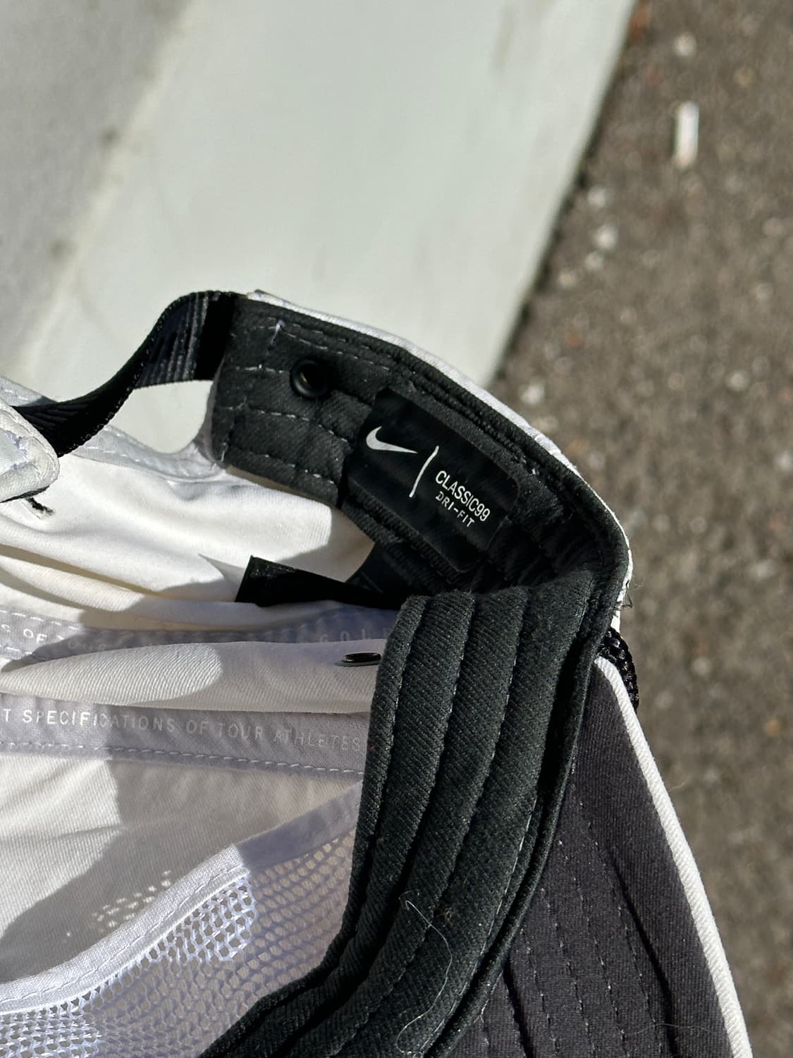 [F] 나이키 골프 클래식99 아이보리 경량 볼캡 모자 상품이미지6