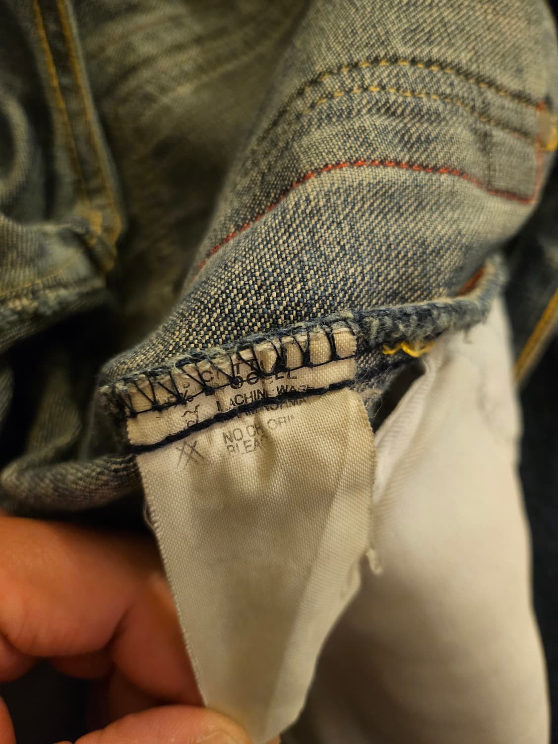 일본(29-30)리바이스x코카콜라 01's한정판 3D 커브 데님 팬츠 상품이미지5