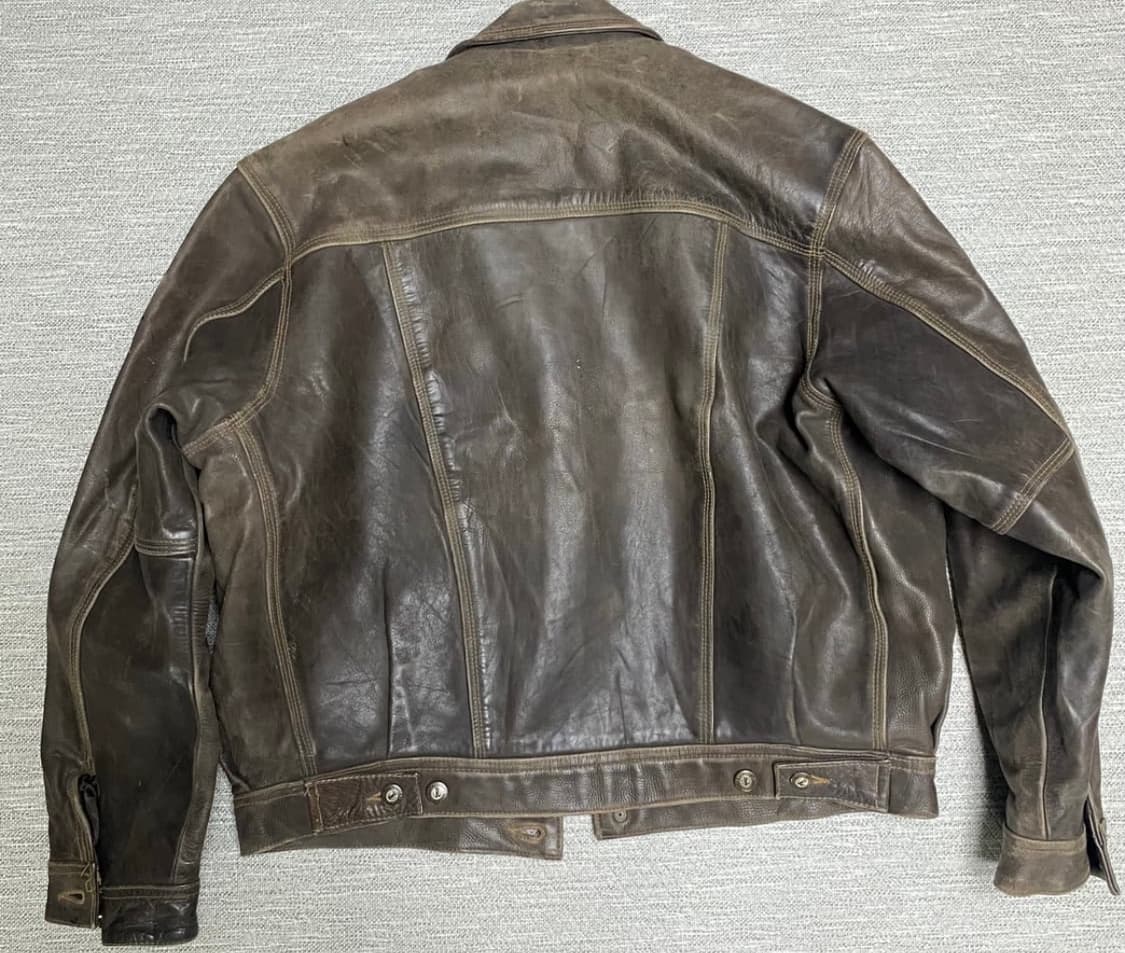 레드스킨스 가죽자켓 L 상품이미지2