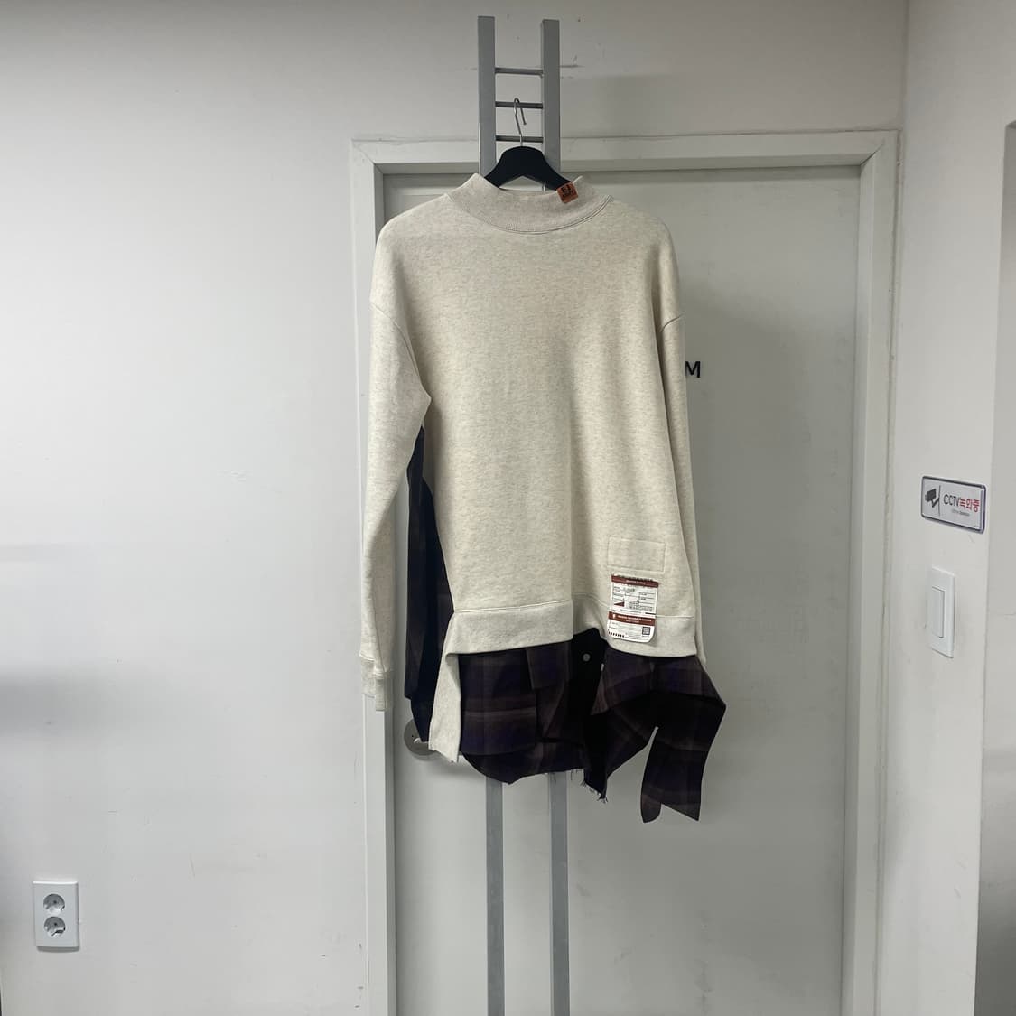 미하라야스히로 셔츠 레이어드 맨투맨 F 상품이미지1