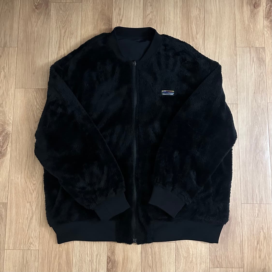 프릭스스토어 MA-1 마원 나일론 후리스 리버시블 자켓 블랙 L 상품이미지1