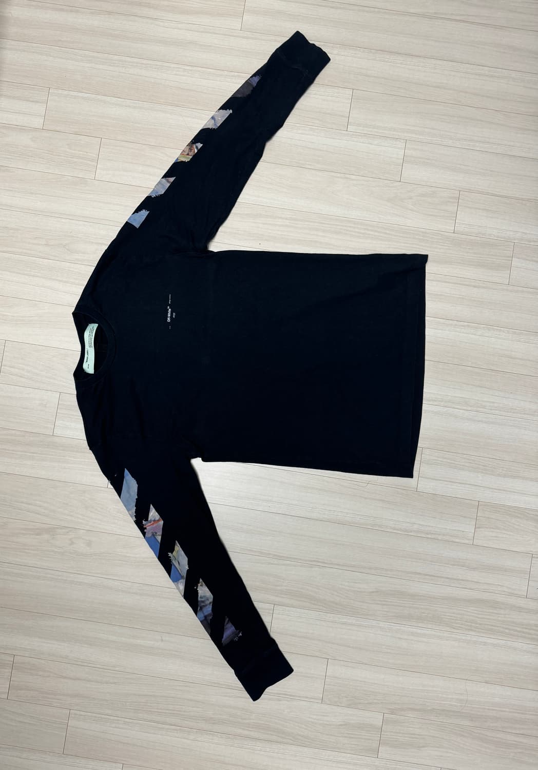 SS19 오프화이트 롱 슬리브 L (NAVY) 상품이미지2