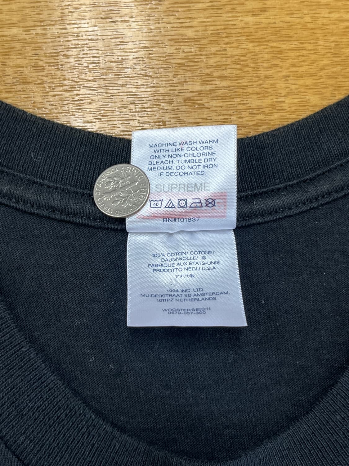 23SS Supreme USA 슈프림 커트 코베인 티셔츠 상품이미지5