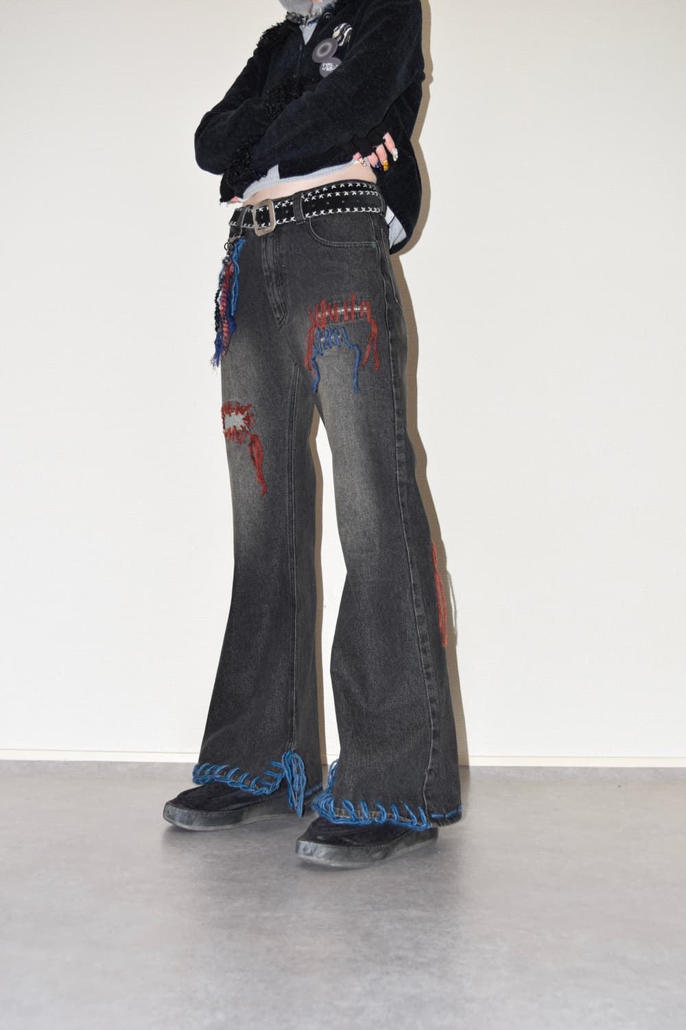 TΣist Hand Stitch Denim Flare Pants 상품이미지6