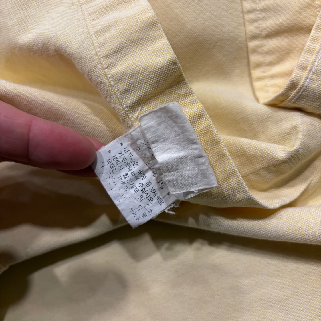 [100] 폴로 랄프로렌 반팔 셔츠 엘로우 코튼 C970 상품이미지6