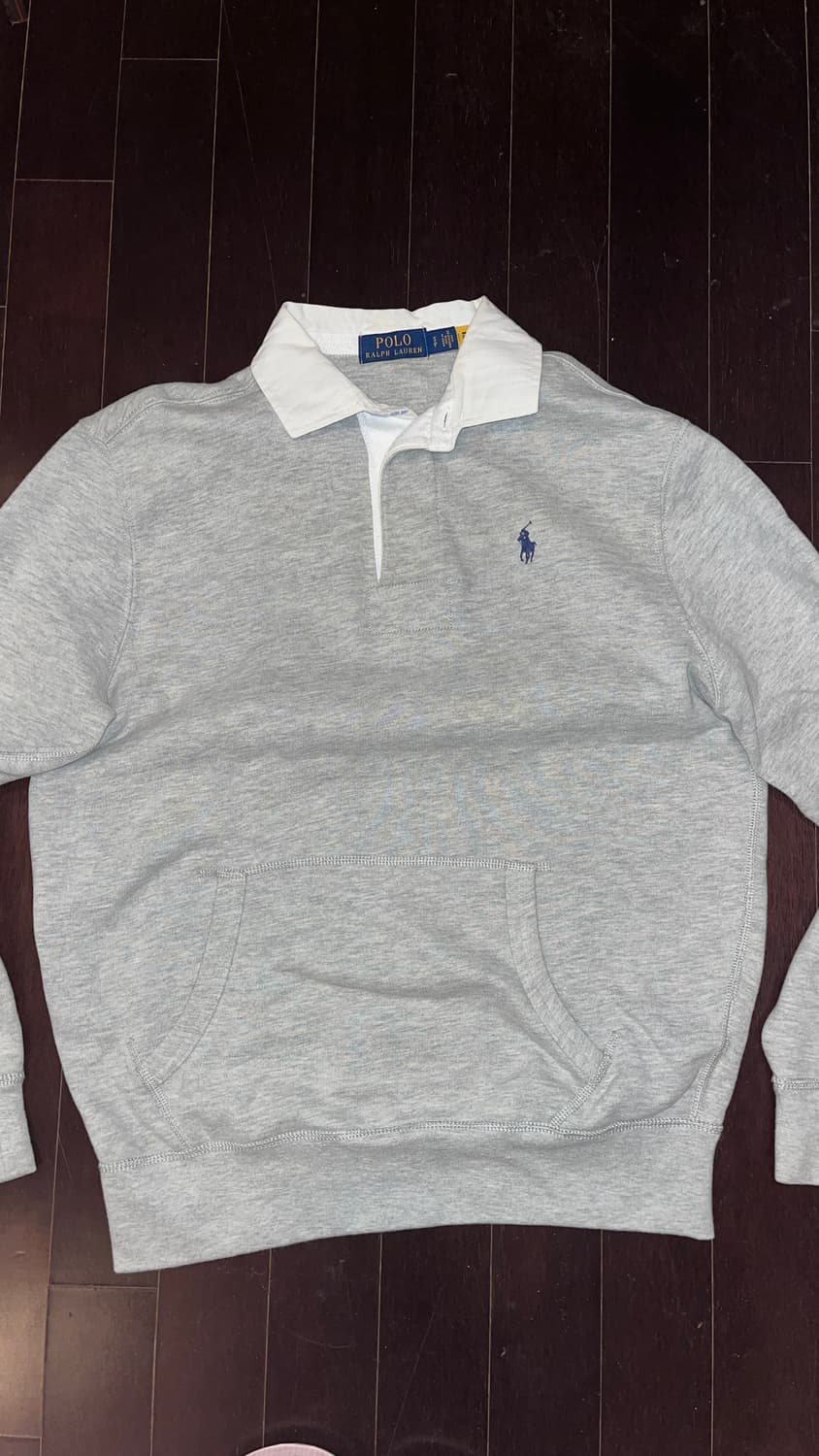 폴로 카라 기모 맨투맨 상품이미지1