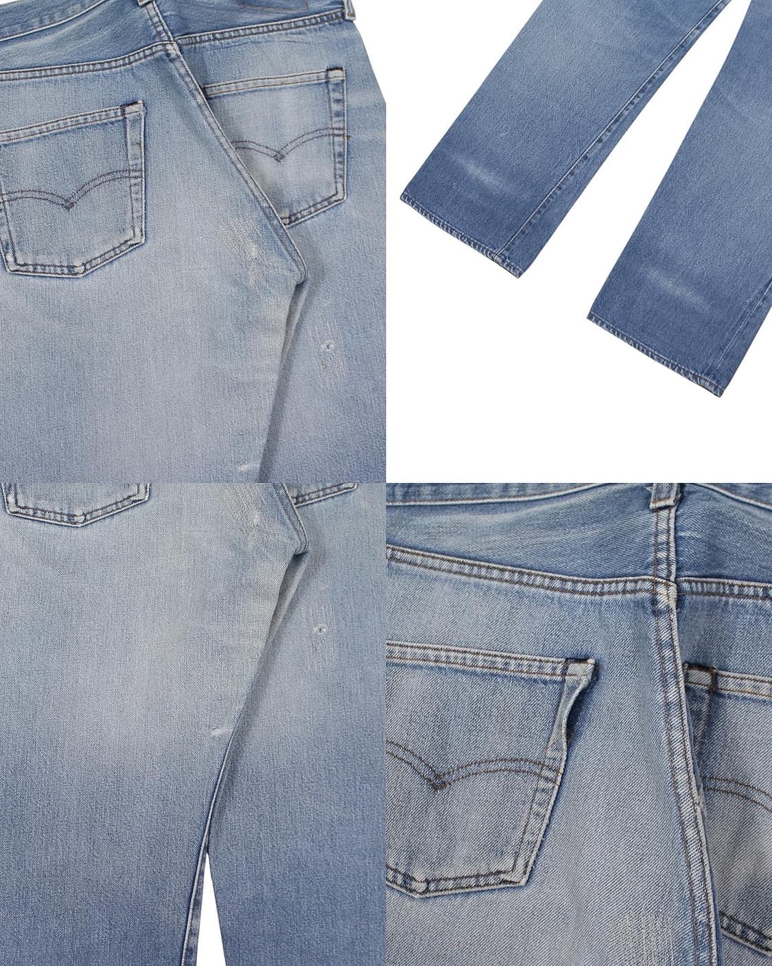 1980s USA 리바이스 501 셀비지 66후기 데님 팬츠 빈티지 미제 상품이미지9