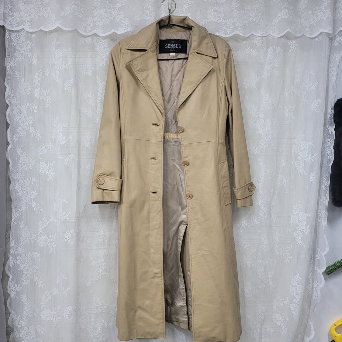 여성 소가죽 트랜치코트  상품이미지3