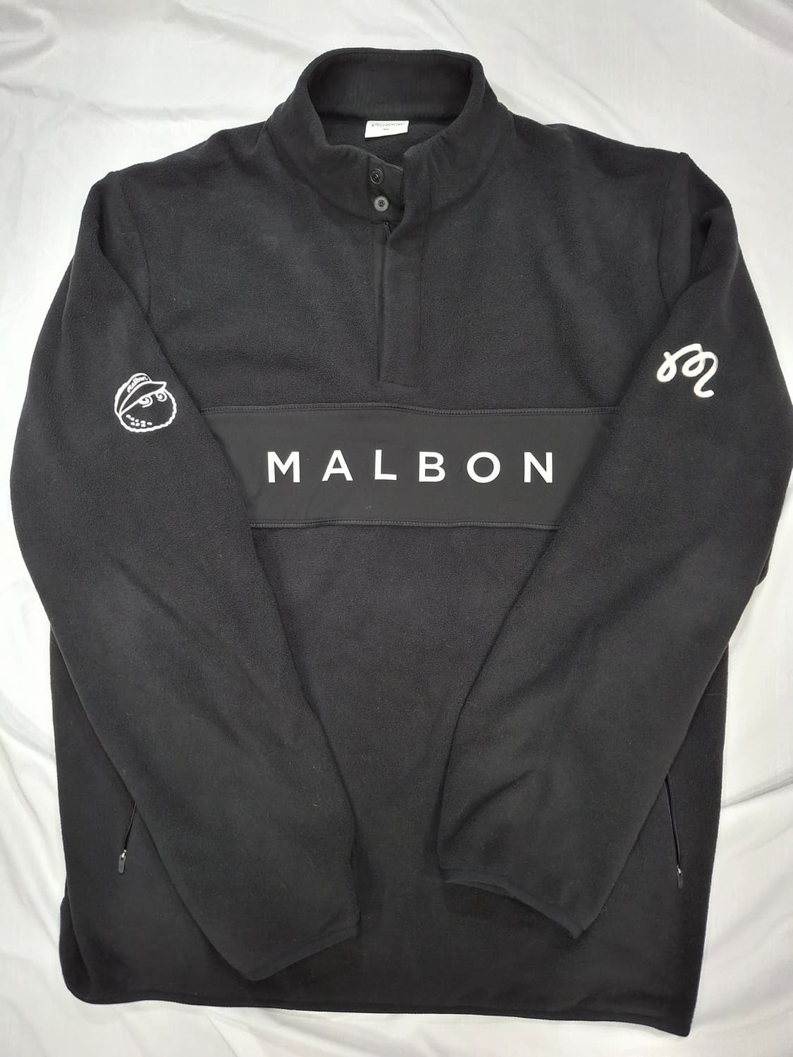 말본 후리스 맨투맨 블랙 110 상품이미지1