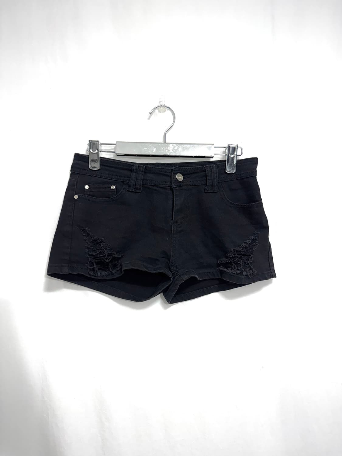 Black Distressed Shorts 상품이미지1