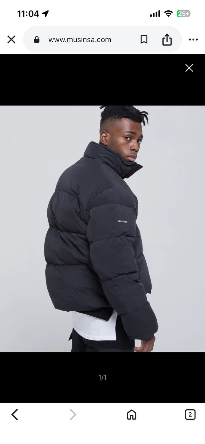 페이커 서울 블랙 숏패딩 L 상품이미지3