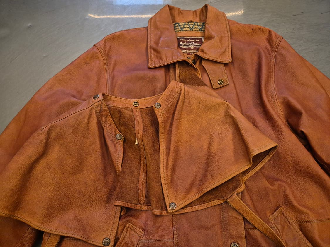 90s Marlboro classics duster cape coat 상품이미지5