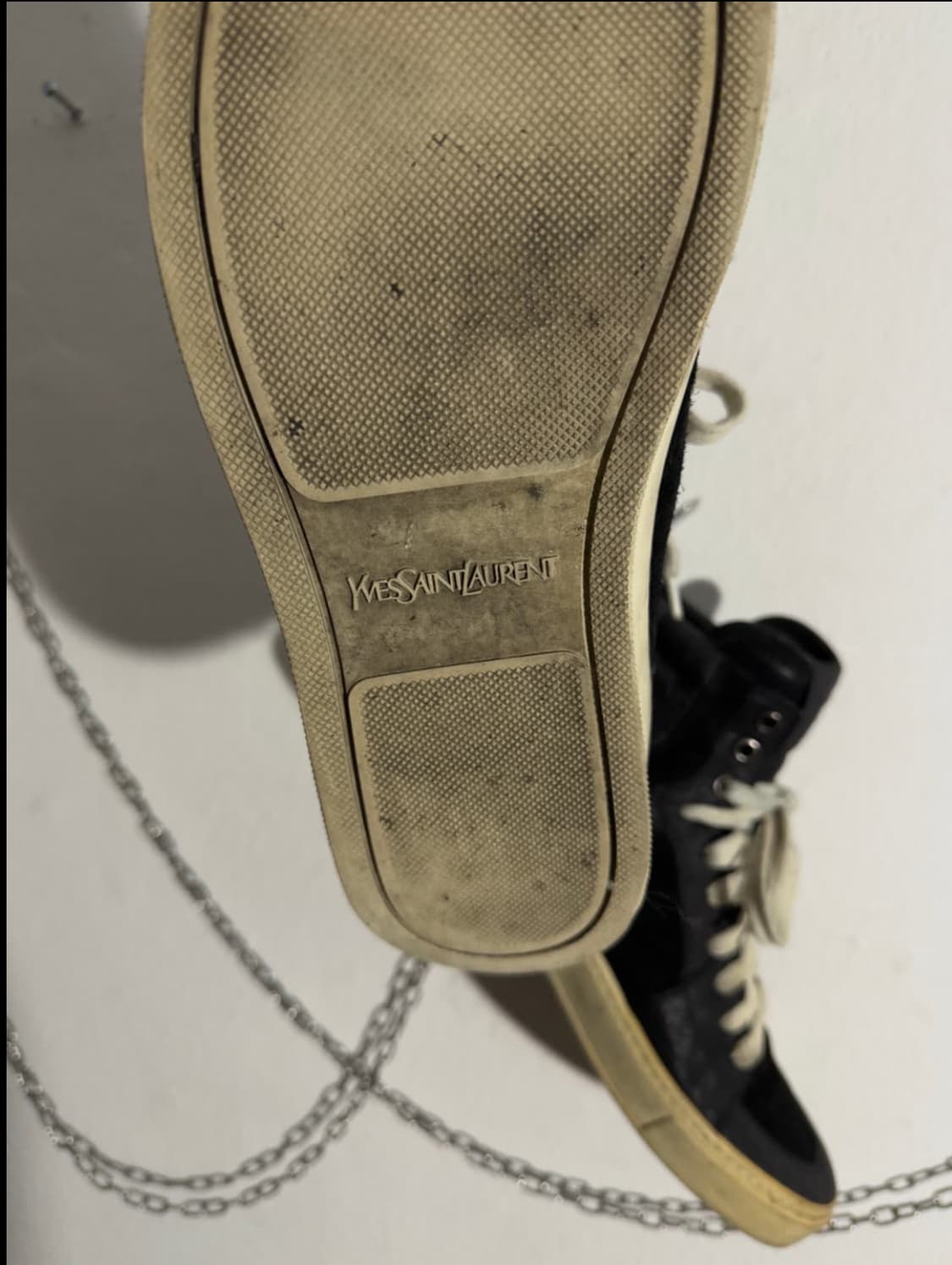 입생로랑 램스킨 하이탑 스니커즈 상품이미지6