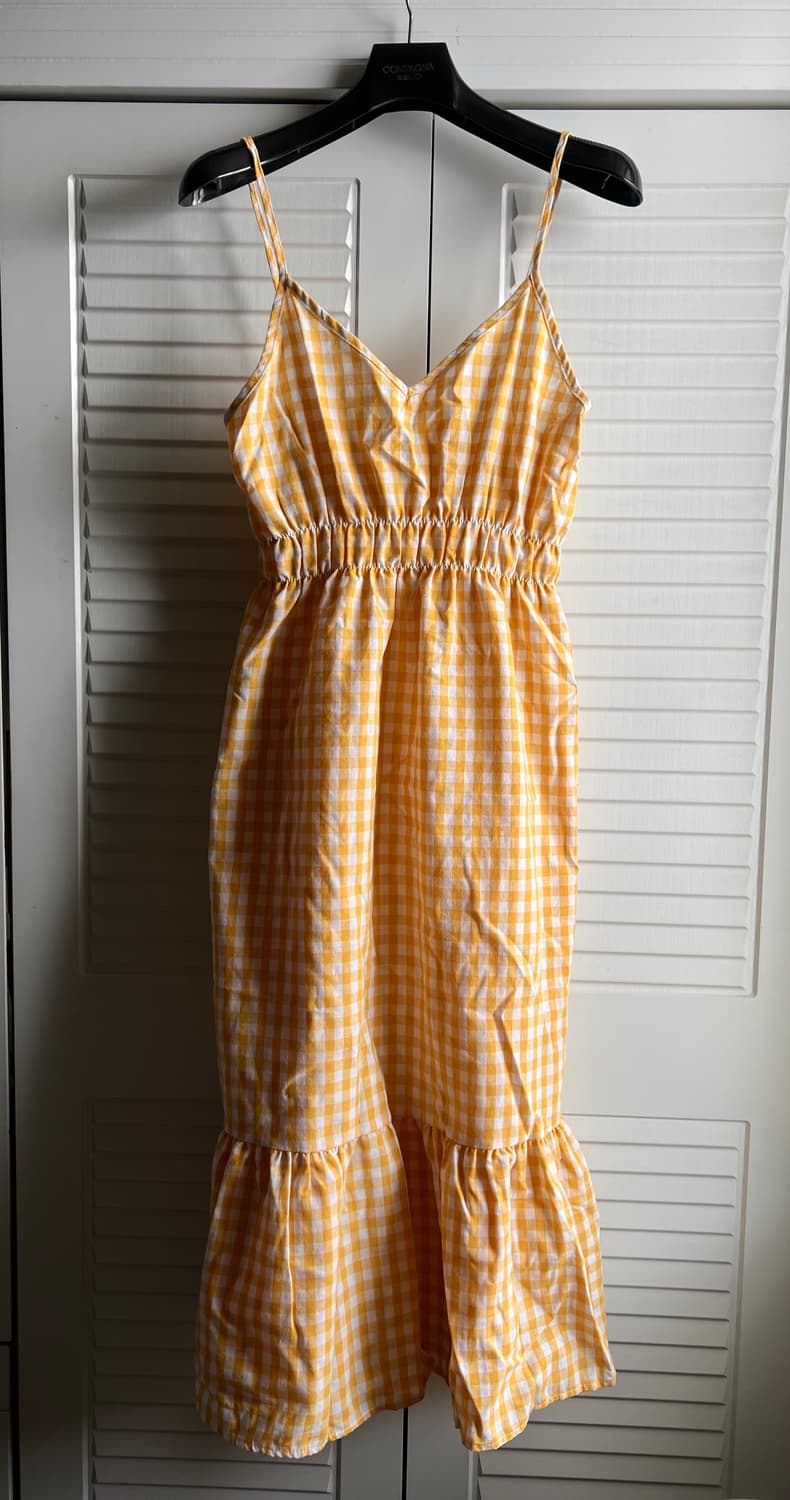 체크 뷔스티에 원피스 상품이미지1