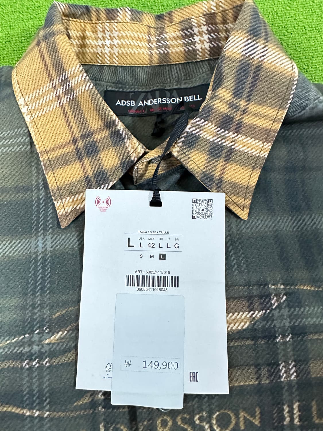 앤더슨벨 x 자라 셔츠 L  상품이미지2