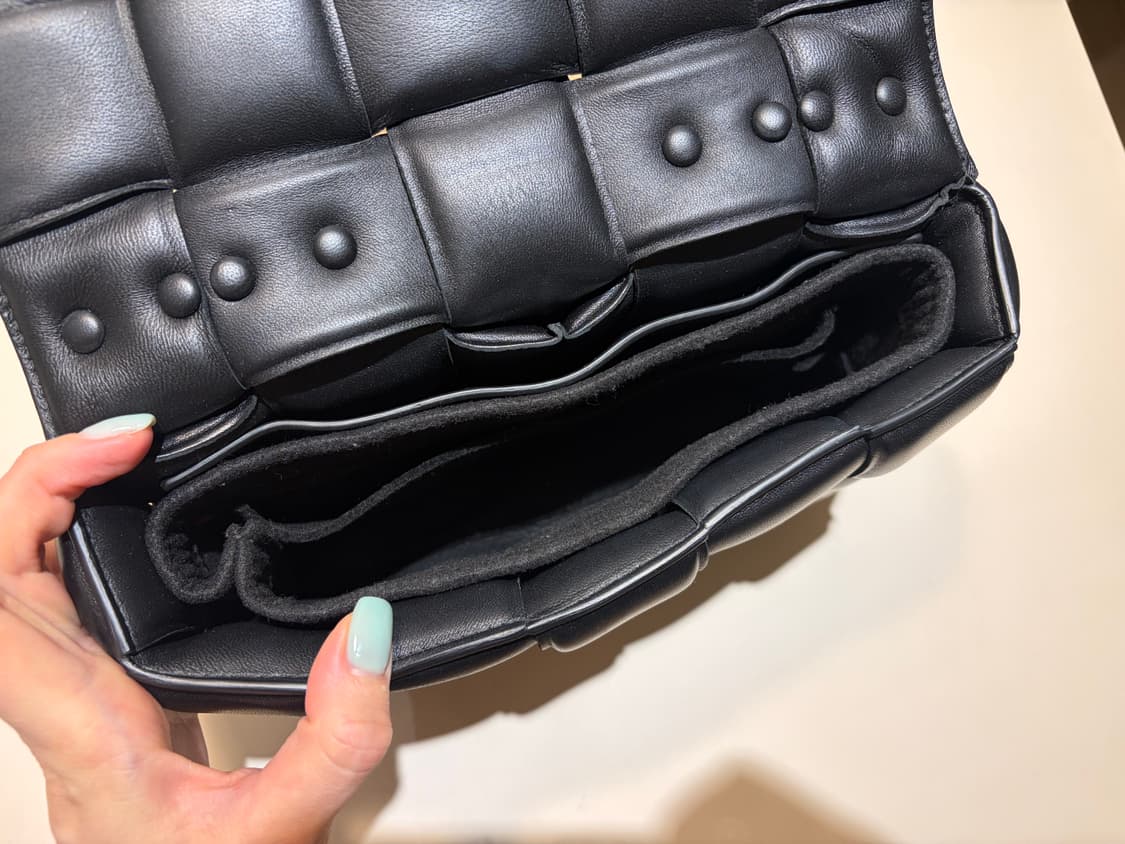 보테가 베네타 인트레치아토 블랙 체인 숄더백 631421 상품이미지5