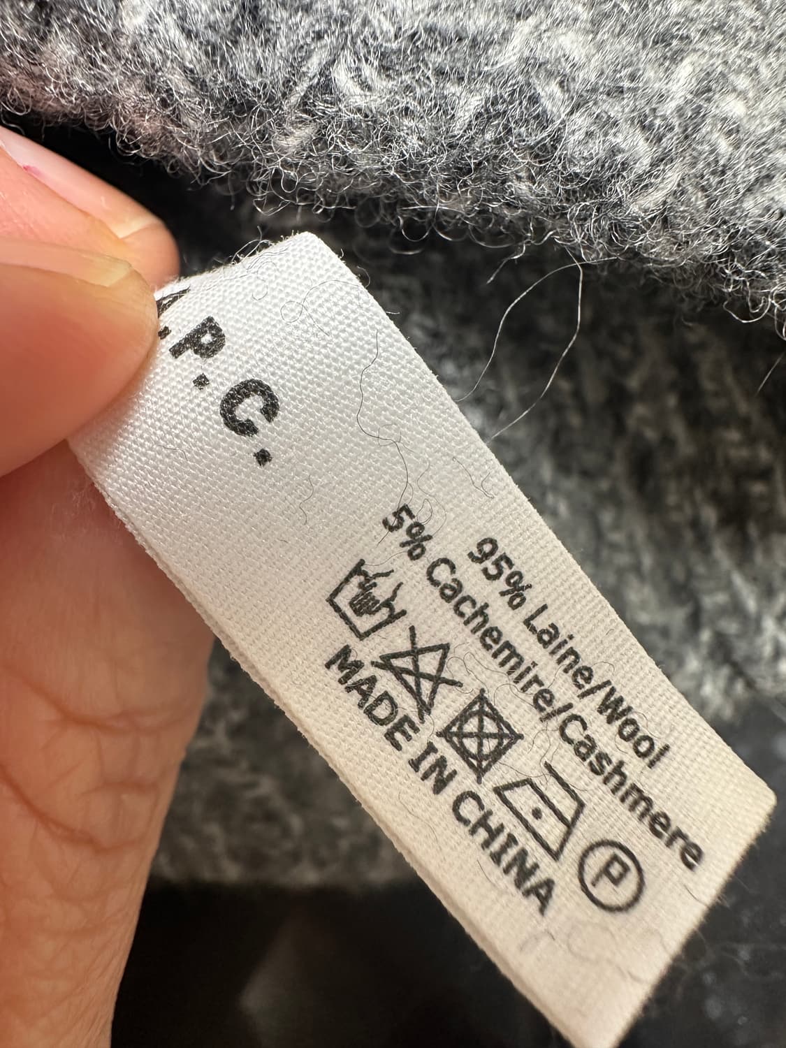 A.P.C. 울 캐시미어 비니 상품이미지5