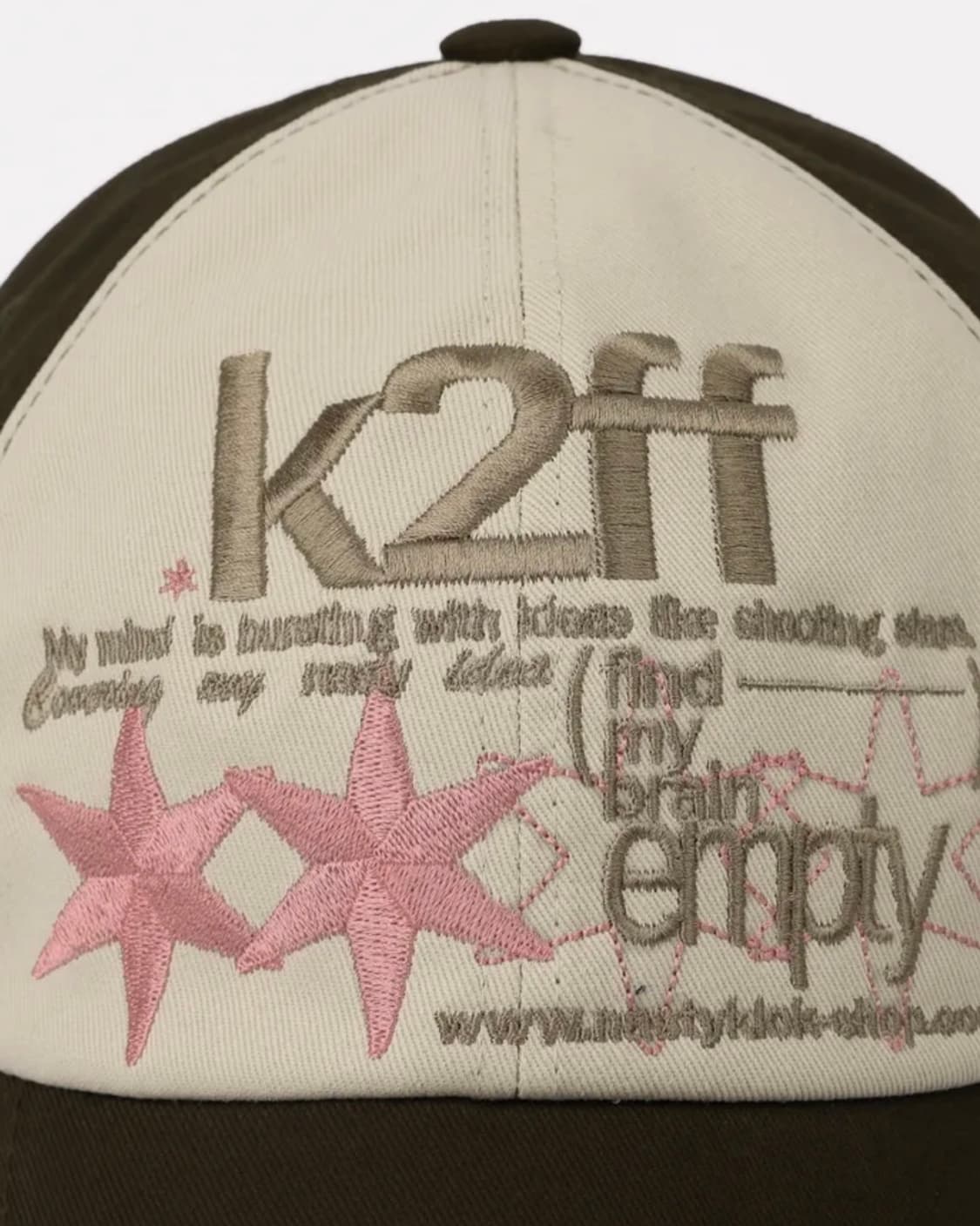 카이파이 k2ff 엠프티 볼캡 브라운 상품이미지4