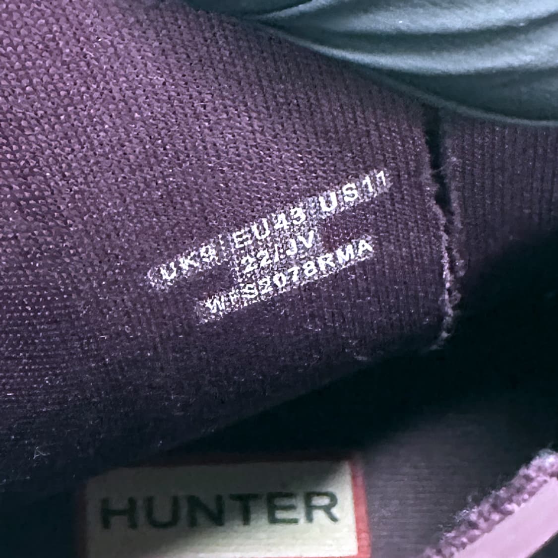 헌터 첼시 레인부츠 앵클 장화 신발 여름 장마 남성 275-280mm 상품이미지6