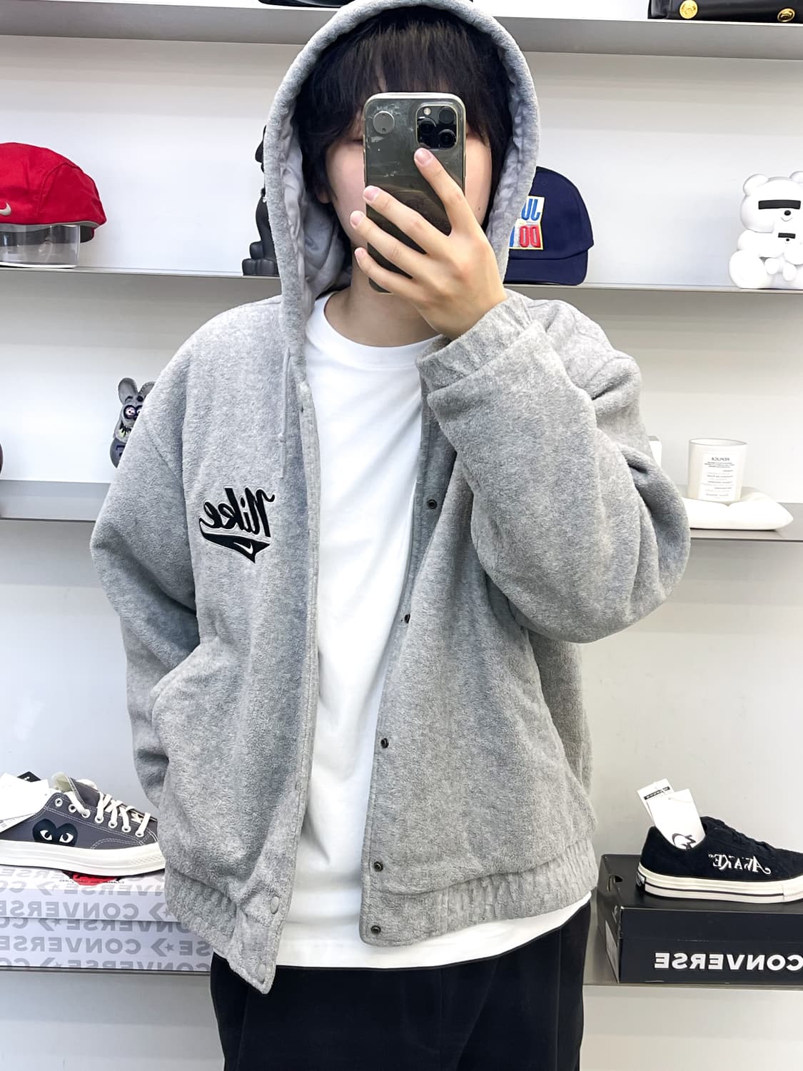 나이키 2000s 빅스우시 후드 플리스 자켓 상품이미지3