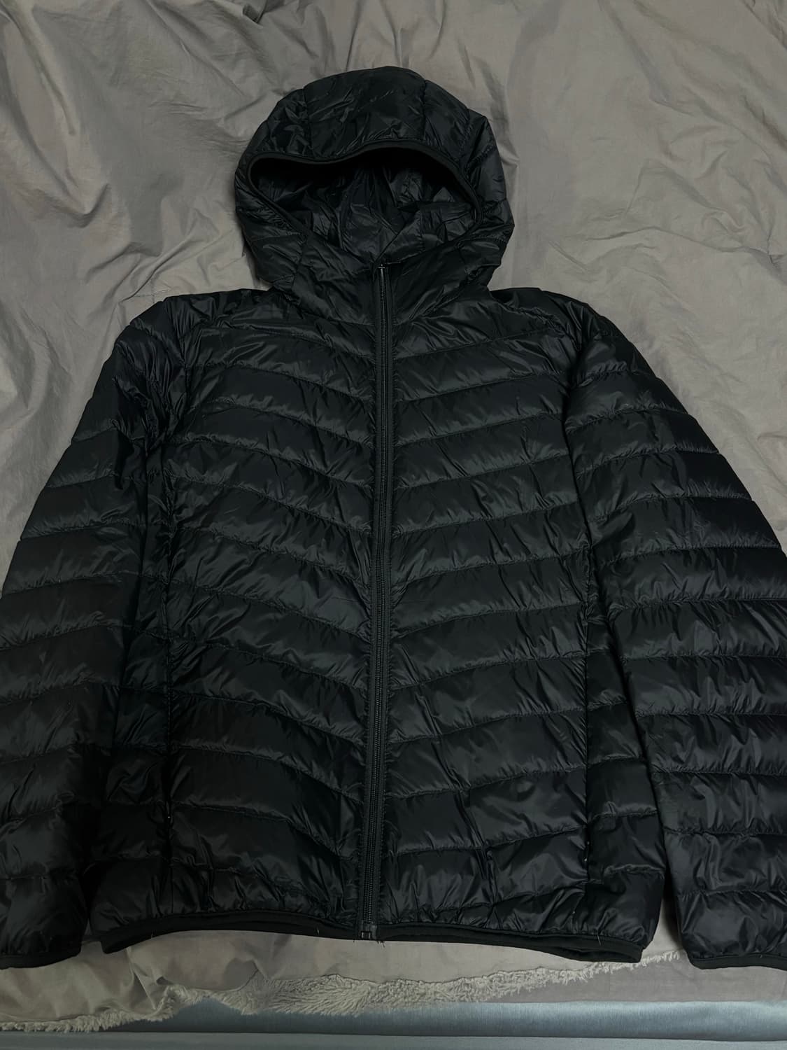 원더원더 경량패딩 블랙 상품이미지1