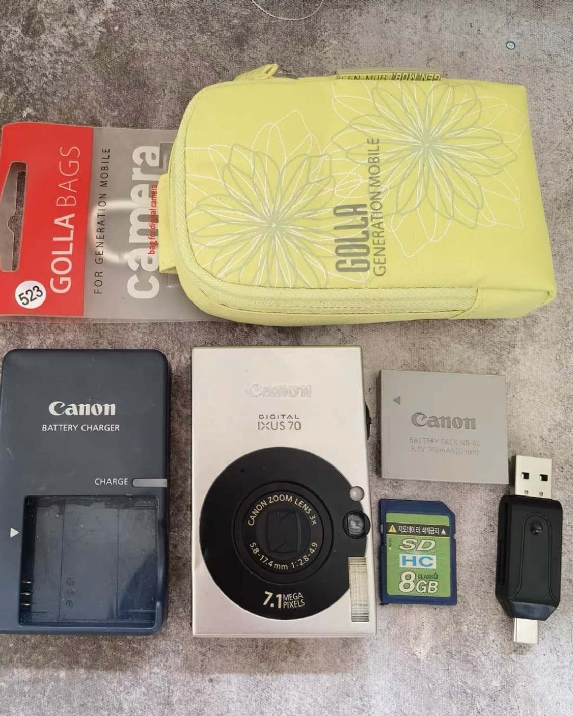 A급)캐논 익서스 70 CANON IXUS 70 빈티지 디지털카메라 디카 상품이미지6