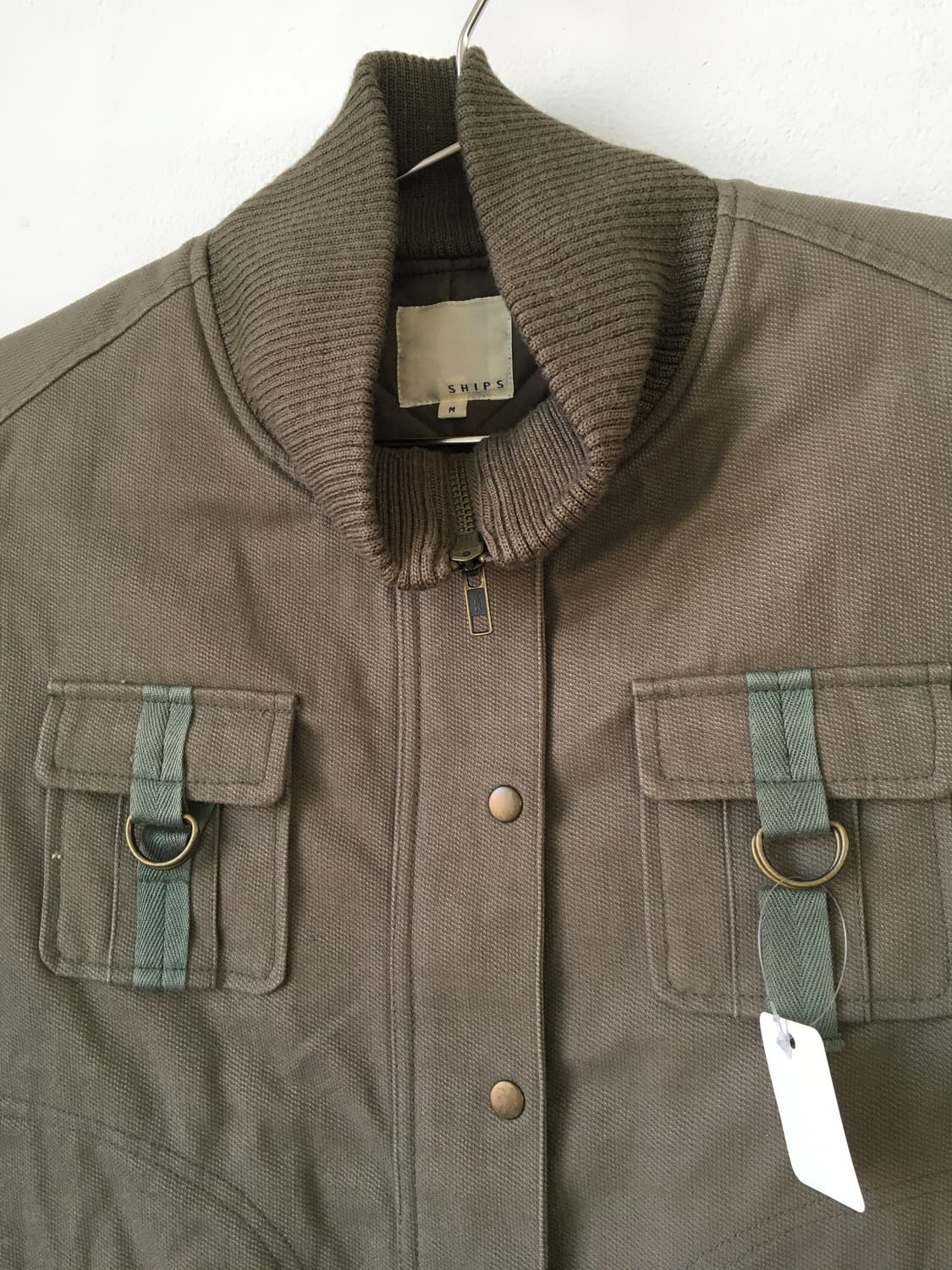 Pocket point high neck bomber jacket 상품이미지4