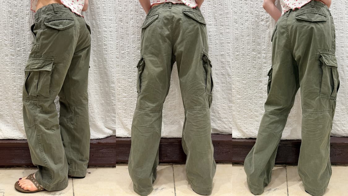 khaki cargo casual pants 상품이미지7