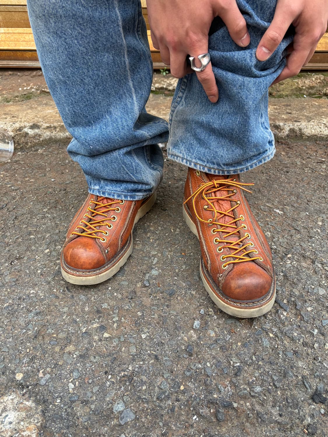 Thorogood USA monkey roofer leather boot 상품이미지2