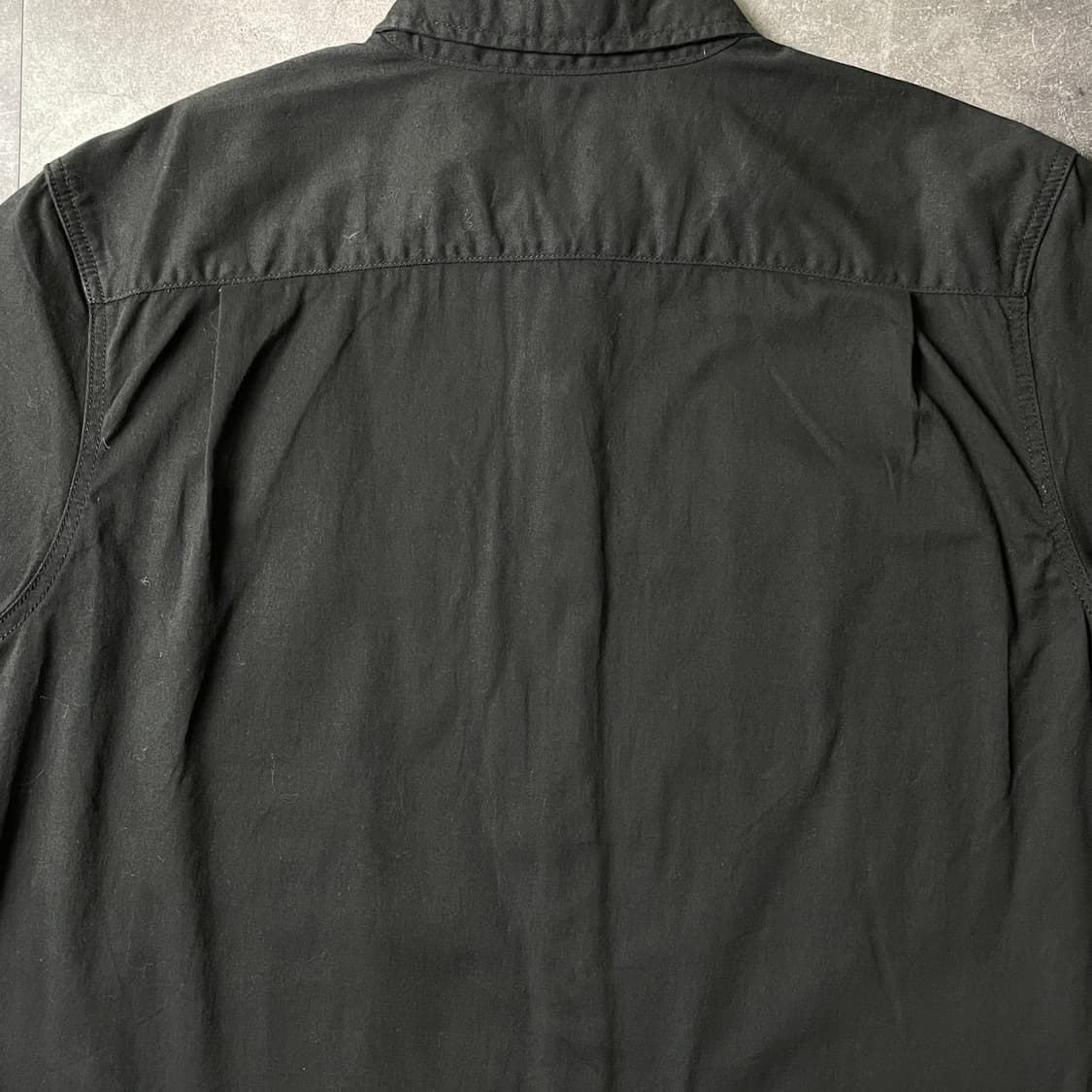 GEORGE 조지 빈티지 블랙 코튼 반팔 셔츠 A00755 상품이미지7