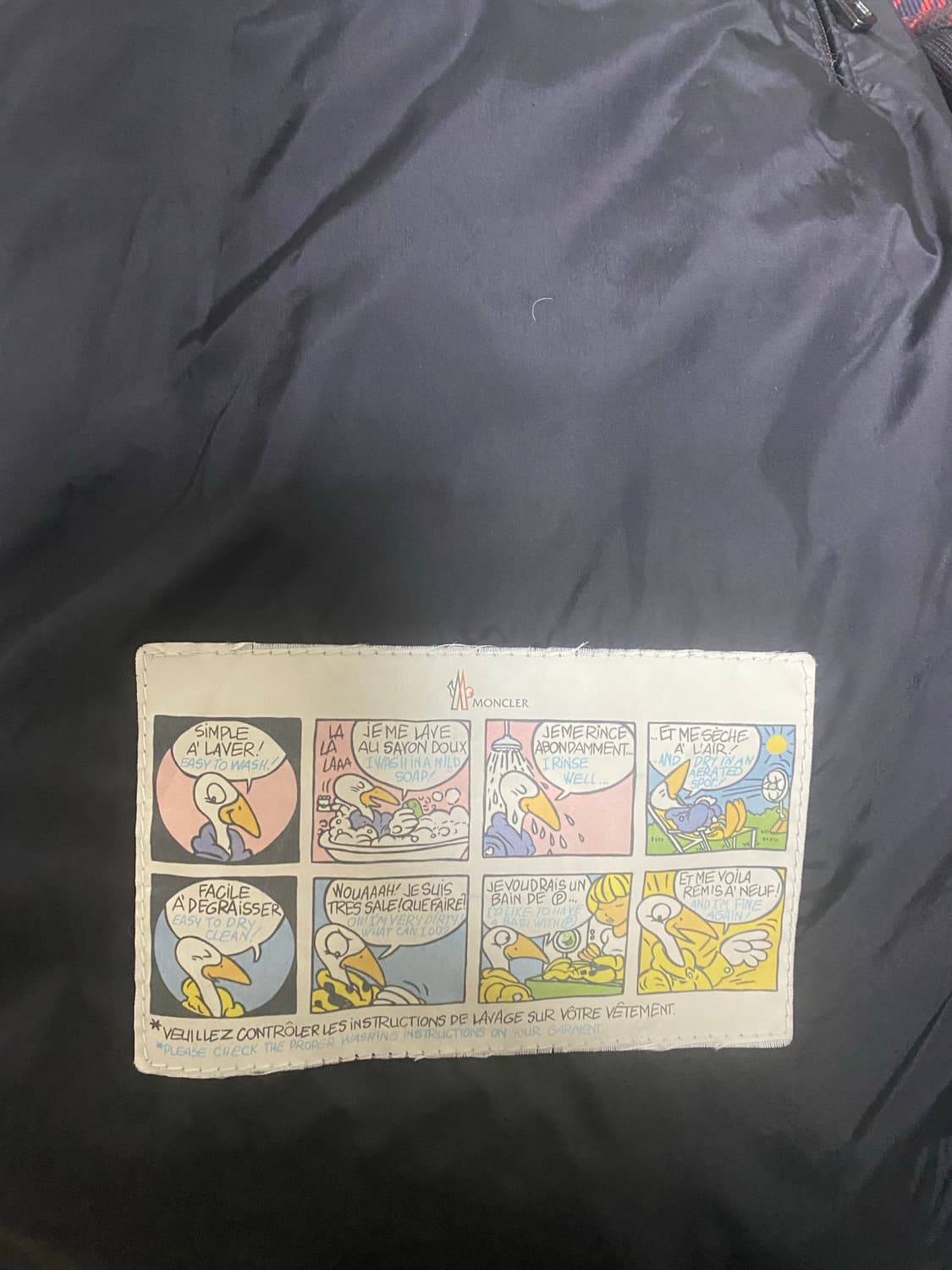 정품 몽클레어 타탄체크 패딩 자켓 상품이미지7