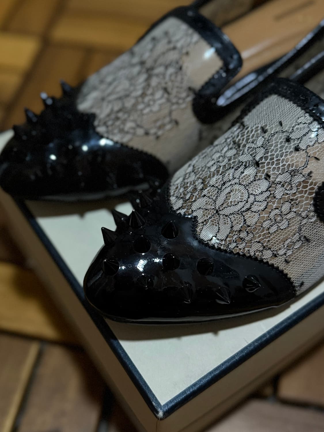 미하라 야스히로 레이스 로퍼 슈즈 상품이미지2