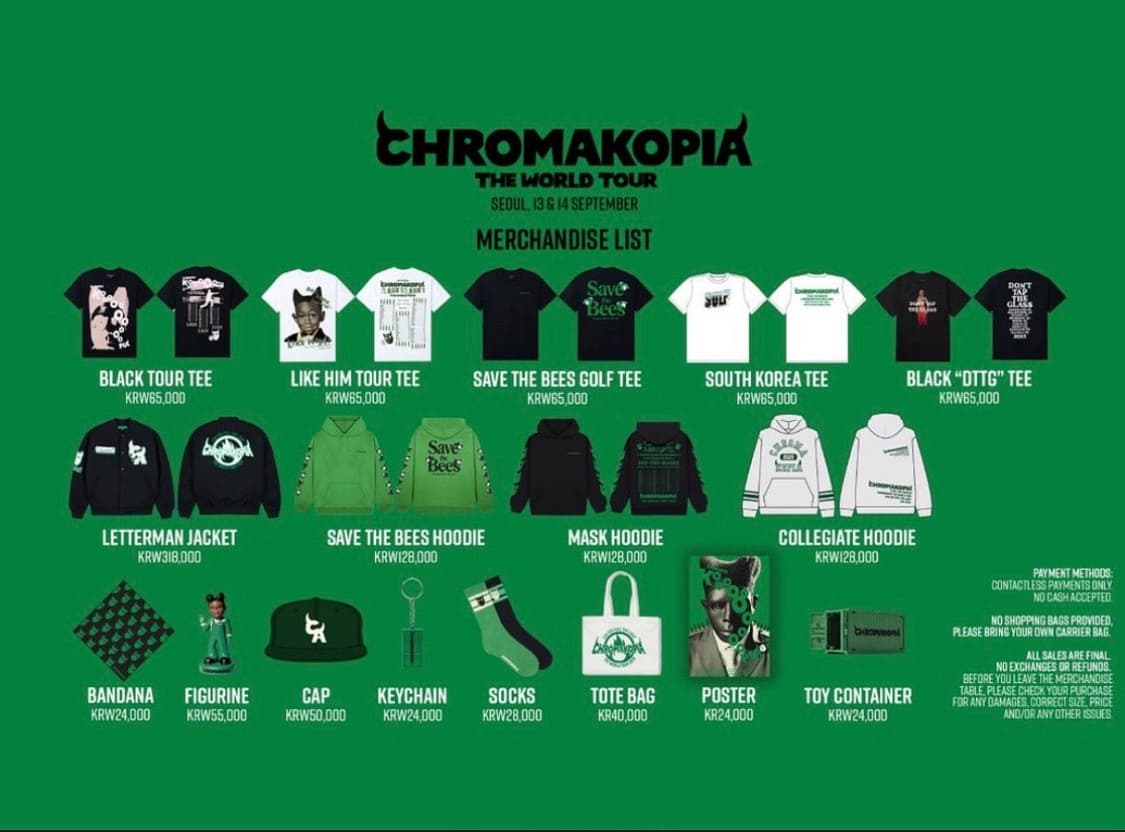 타일러 더 크리에이터 머천 후드티 상품이미지2