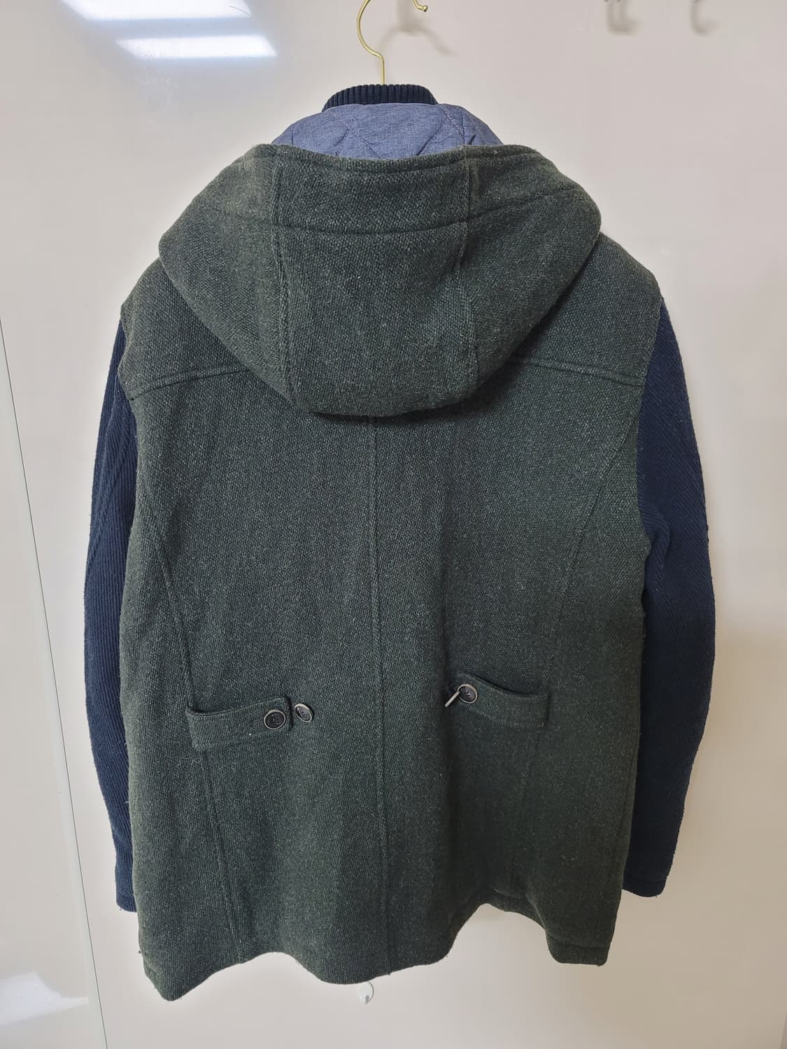 시리즈 울멀티배색 더플자켓 105사이즈 상태굿
 상품이미지2