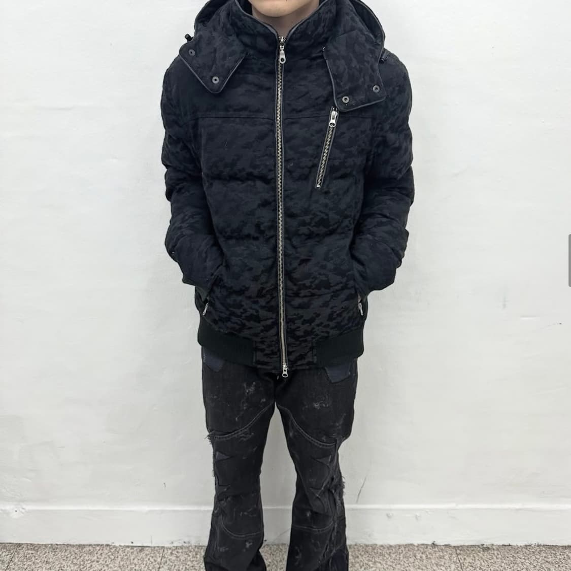 Moussy camo pattern down jacket 상품이미지4