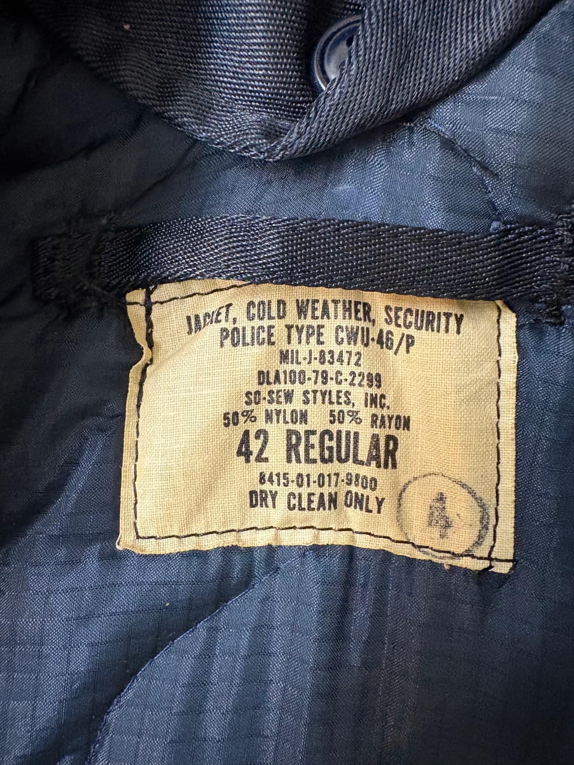 70's Security police cwu-46/p Cold Weath 상품이미지4