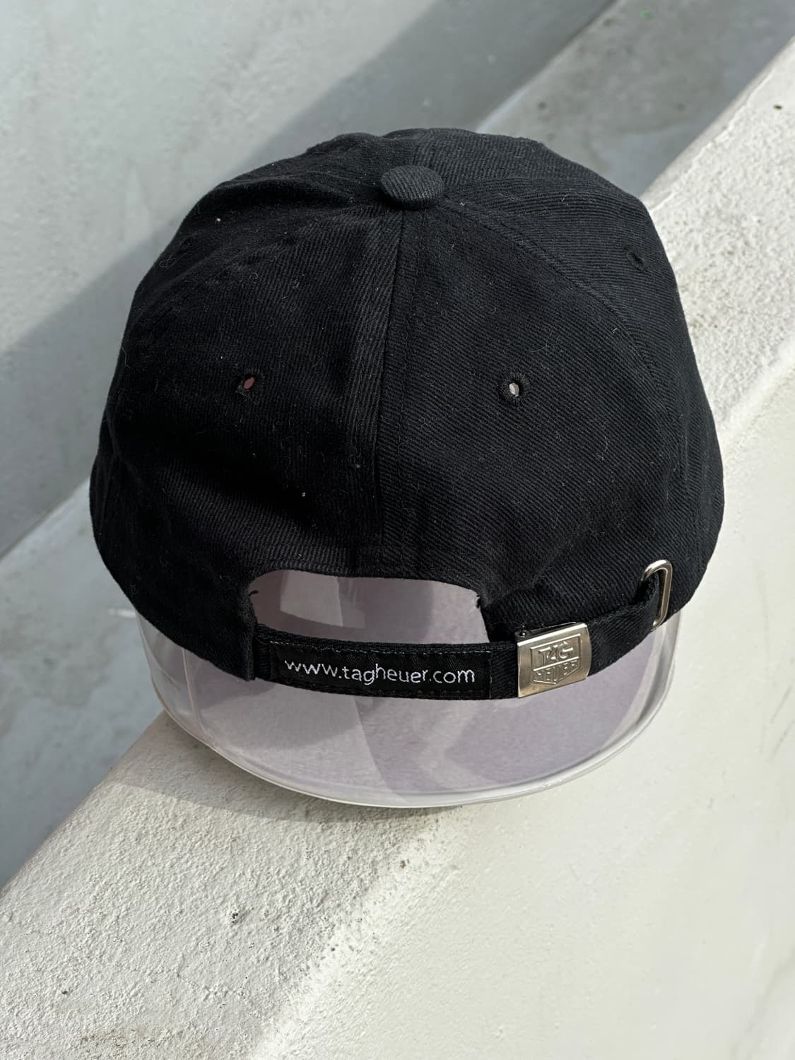 [F] 태그호이어 로고 블랙 볼캡 모자 상품이미지4