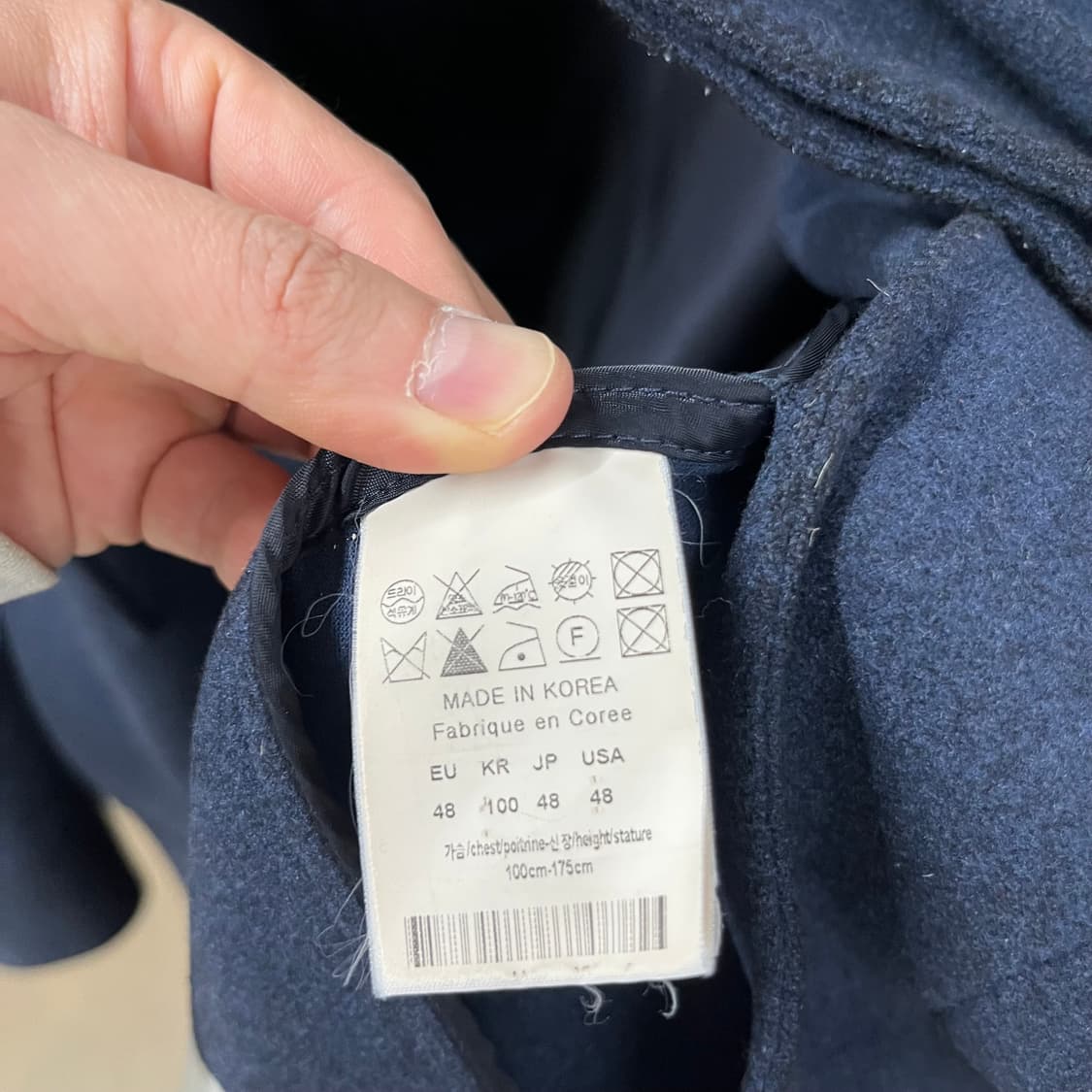 솔리드옴므 후드 울코트 48 상품이미지4