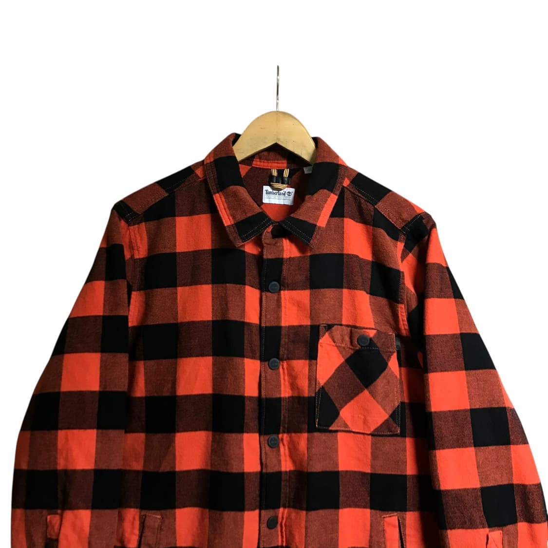 팀버랜드 타탄체크 반누빔 셔츠자켓 상품이미지2