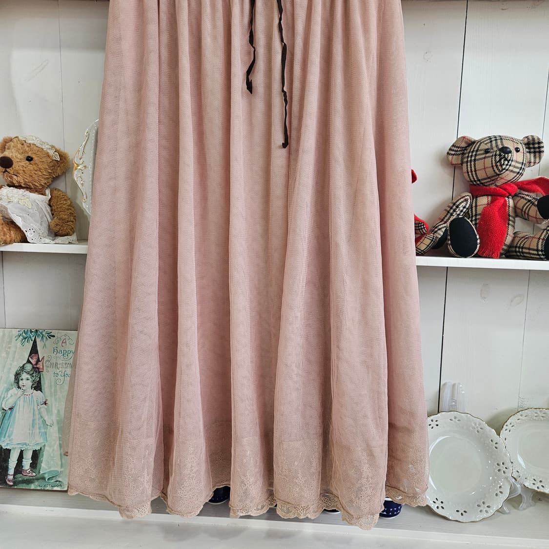 코르셋 튤 레이스 스커트 상품이미지4