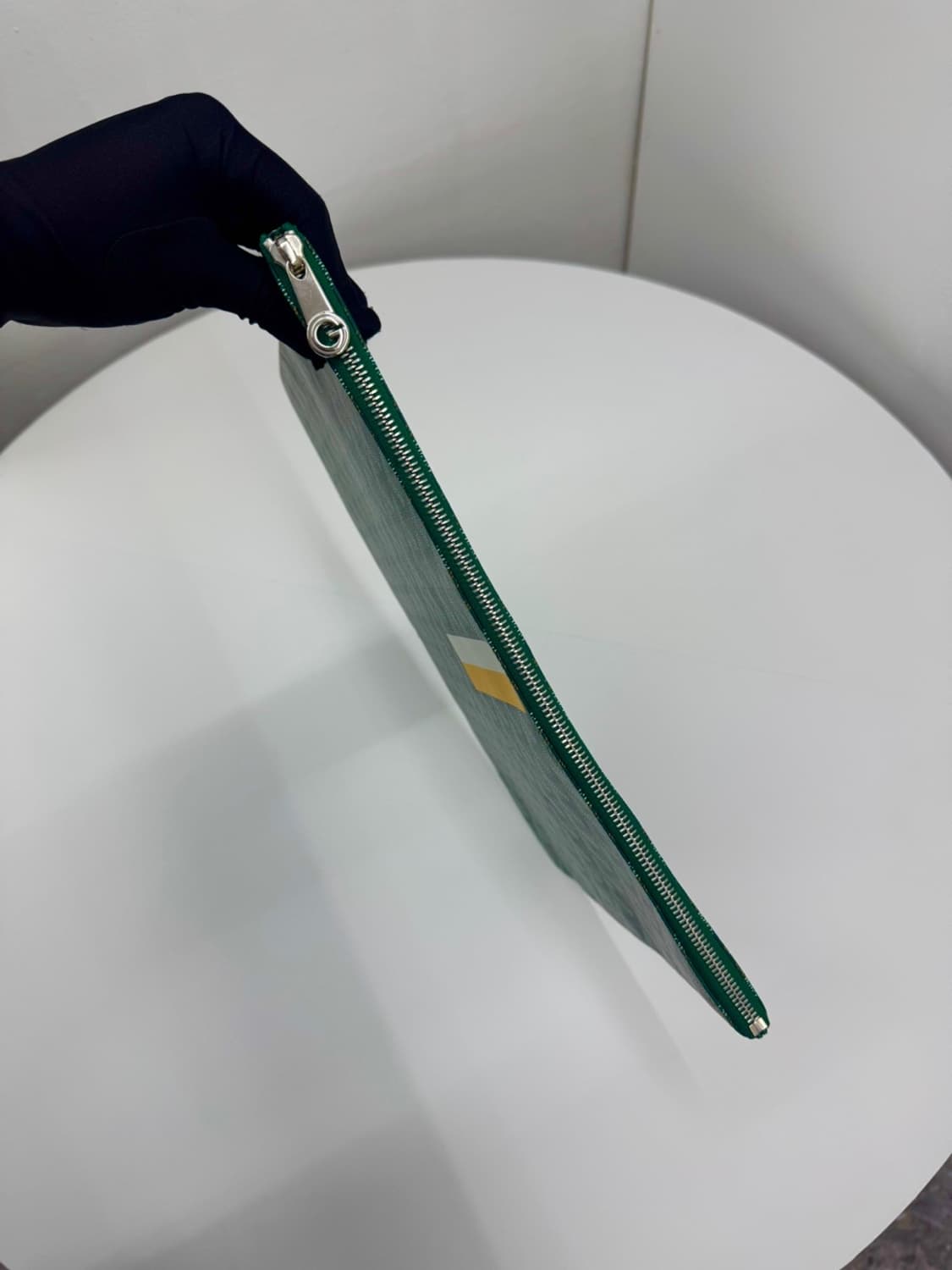 [백화점] 고야드 세나 도큐먼트 케이스 GM 그린  상품이미지6