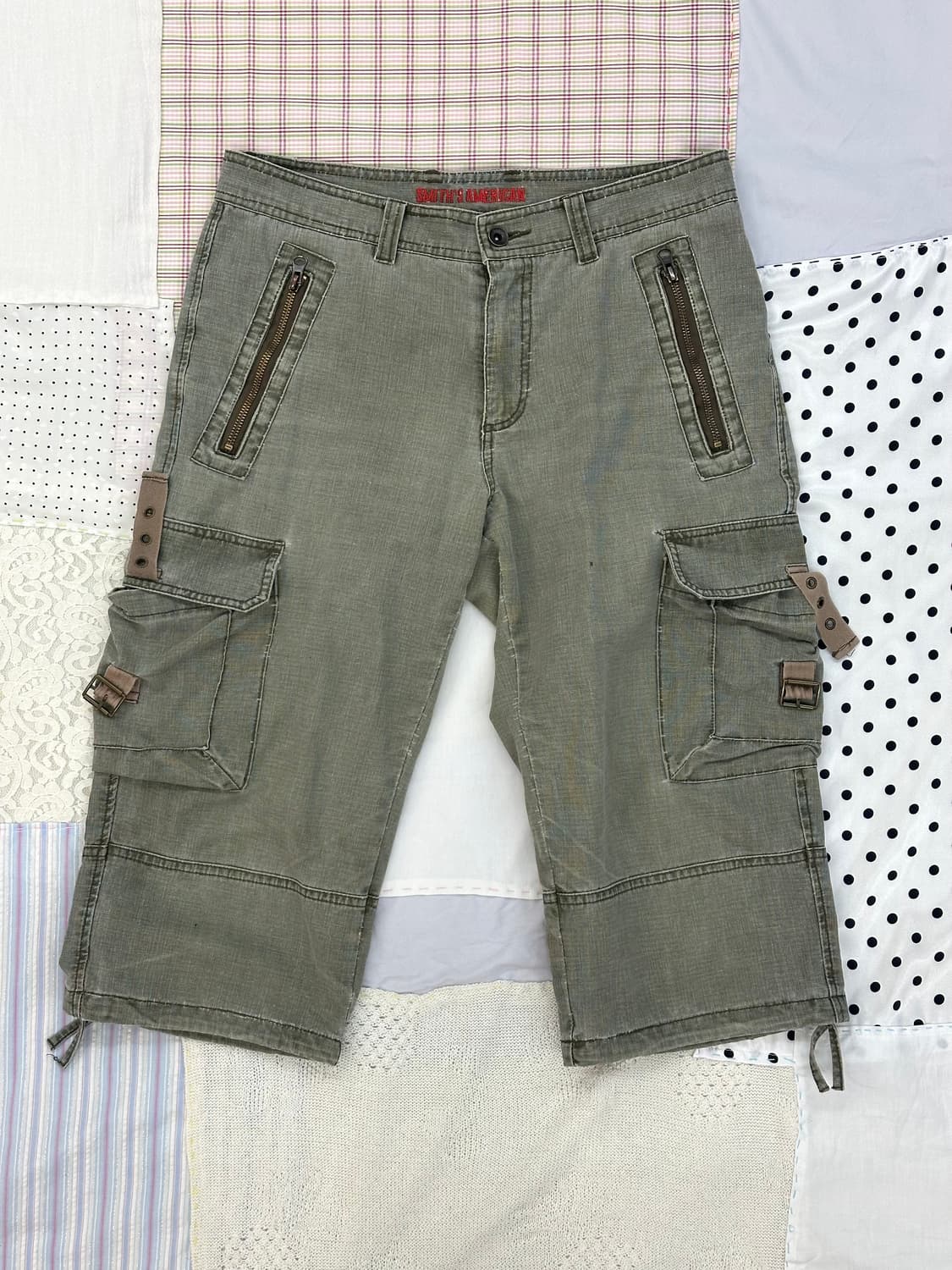 Smith’s American 워시드 그린 팬츠 상품이미지6