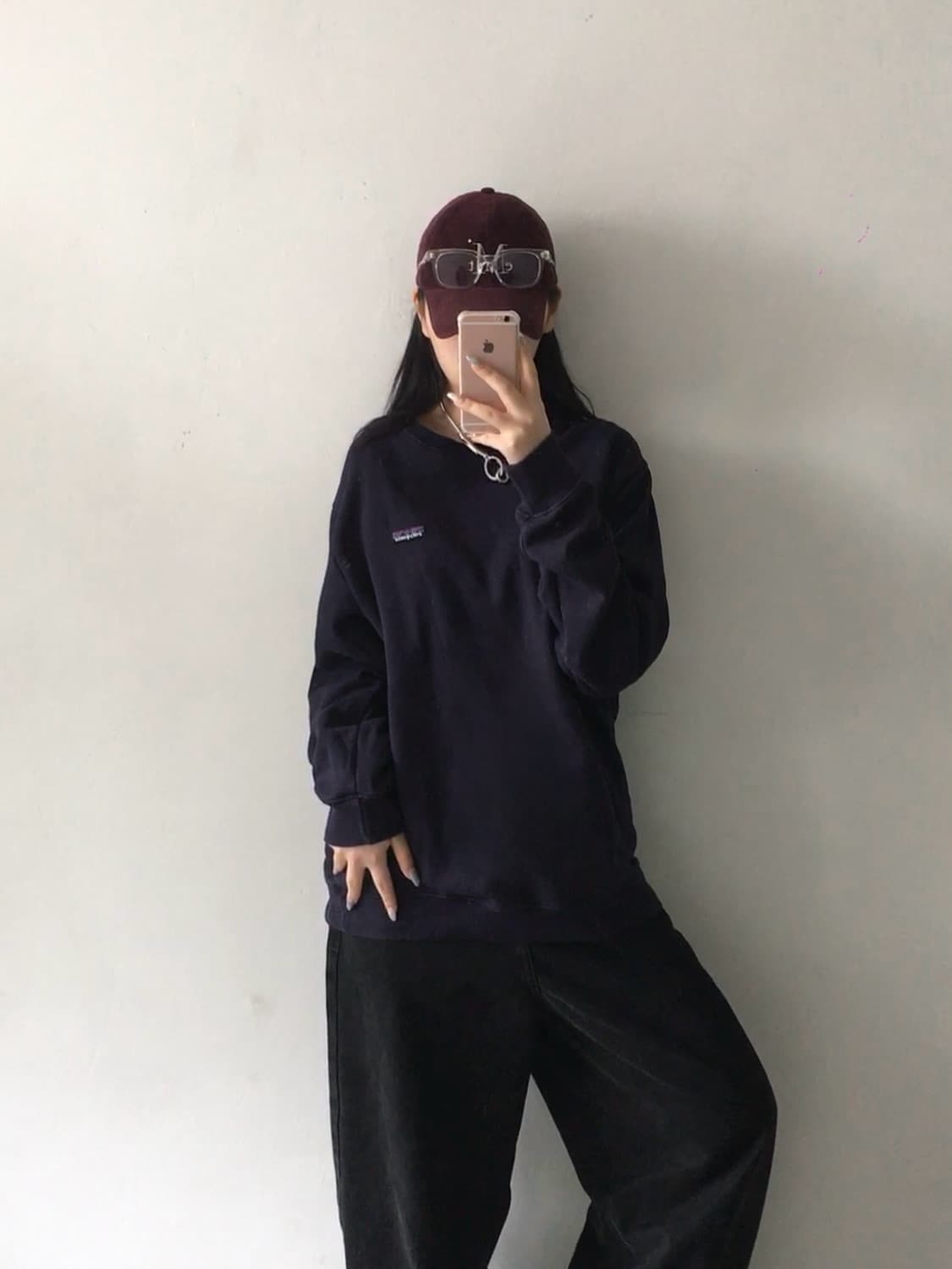 파타고니아 미니 와펜 맨투맨 상품이미지2