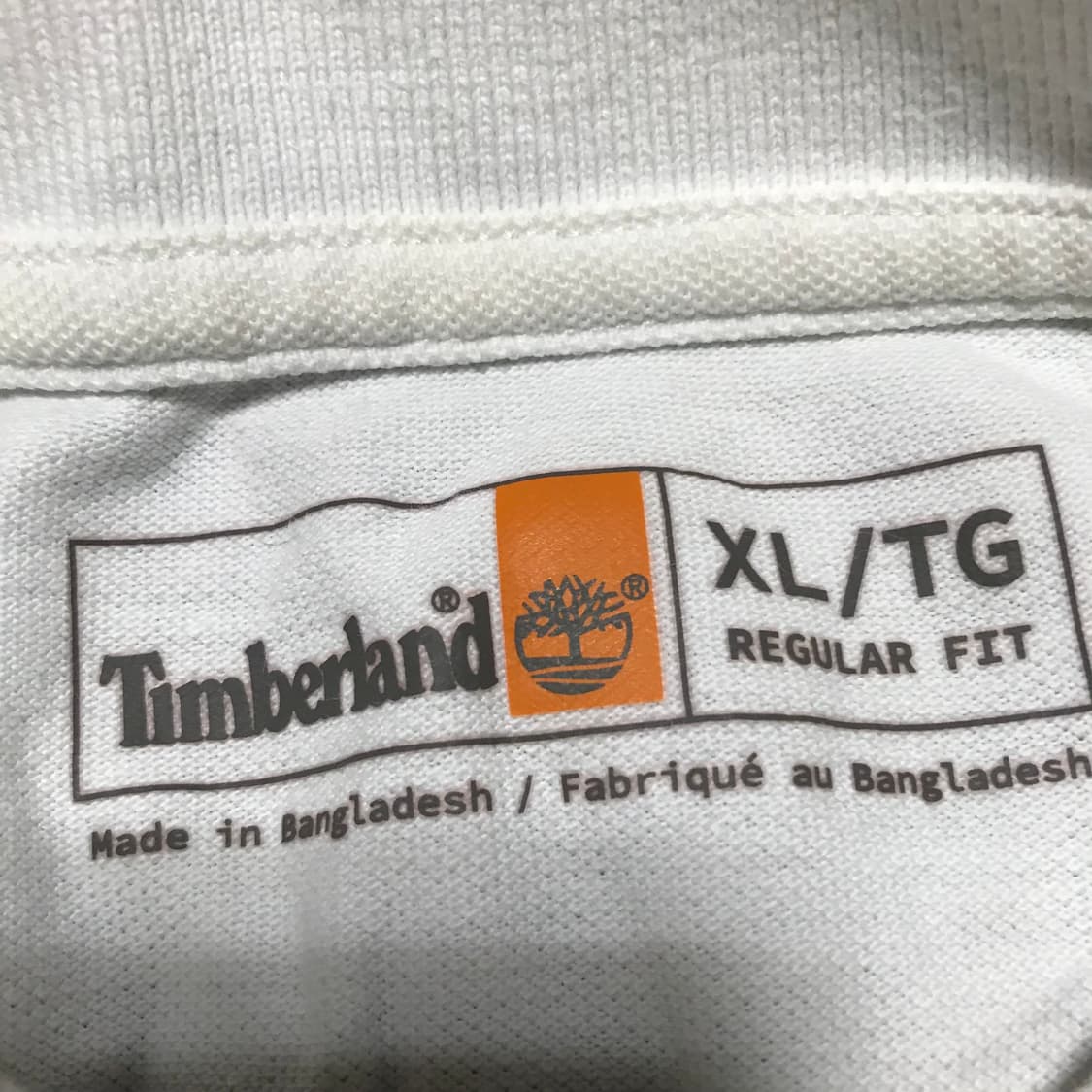 팀버랜드 레귤러핏 화이트 pk 반팔 티셔츠 상품이미지3