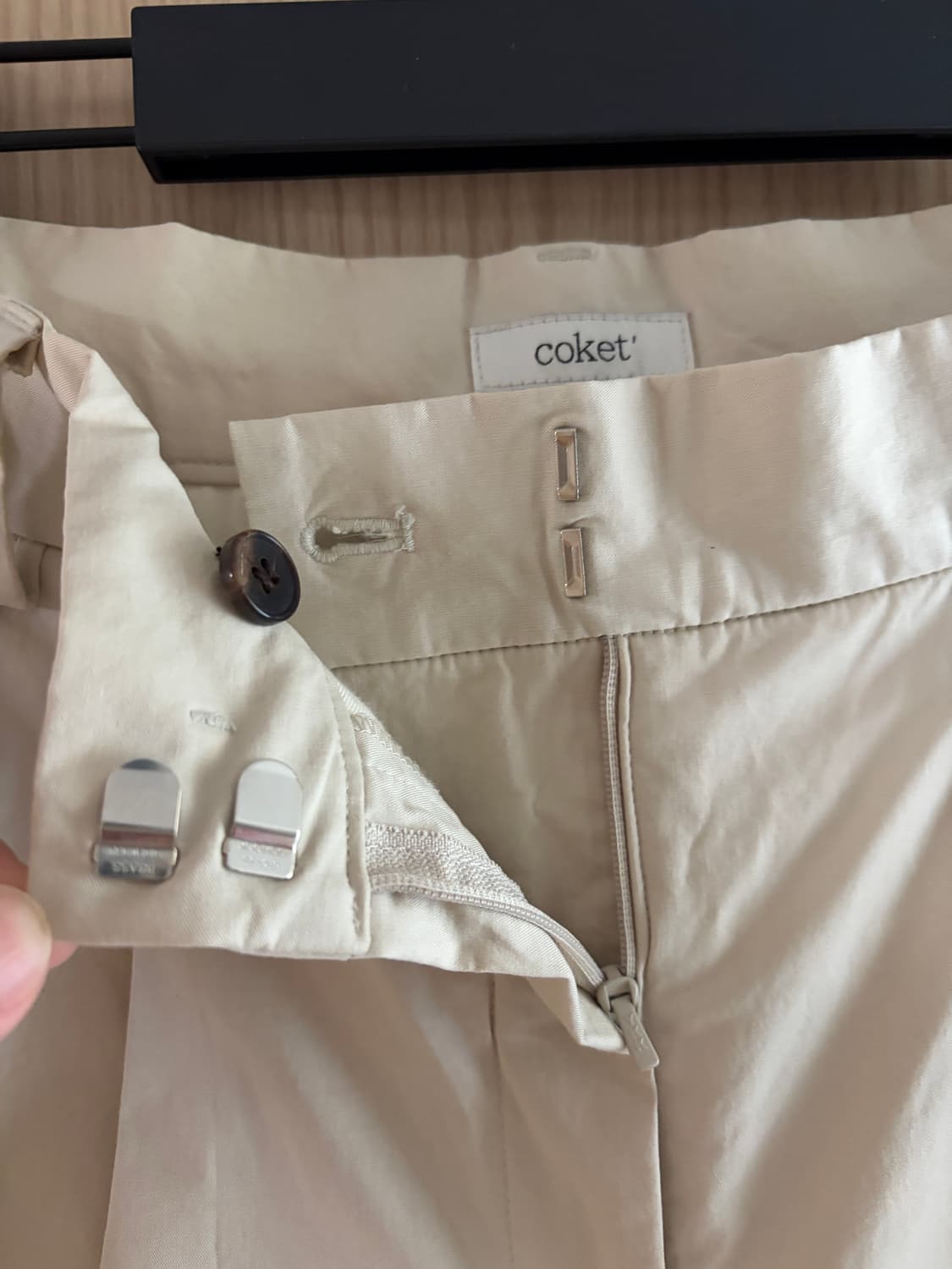 코켓 하프 팬츠 베이지 상품이미지2
