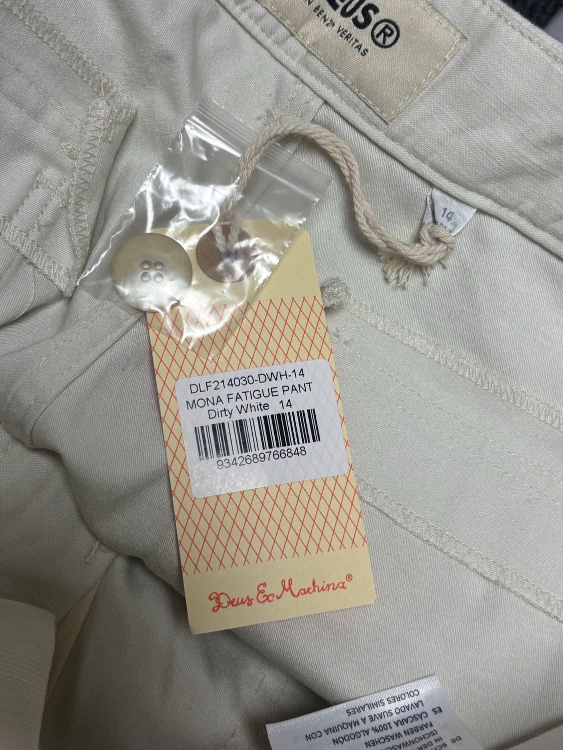 deus 데우스 우먼즈 mona 퍼티그 팬츠 새상품 14사이즈 상품이미지4