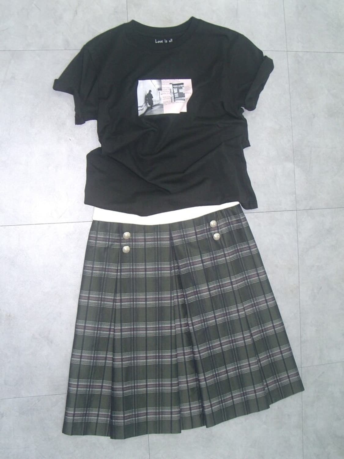 ARTISAN CHECKED SKIRT  상품이미지2