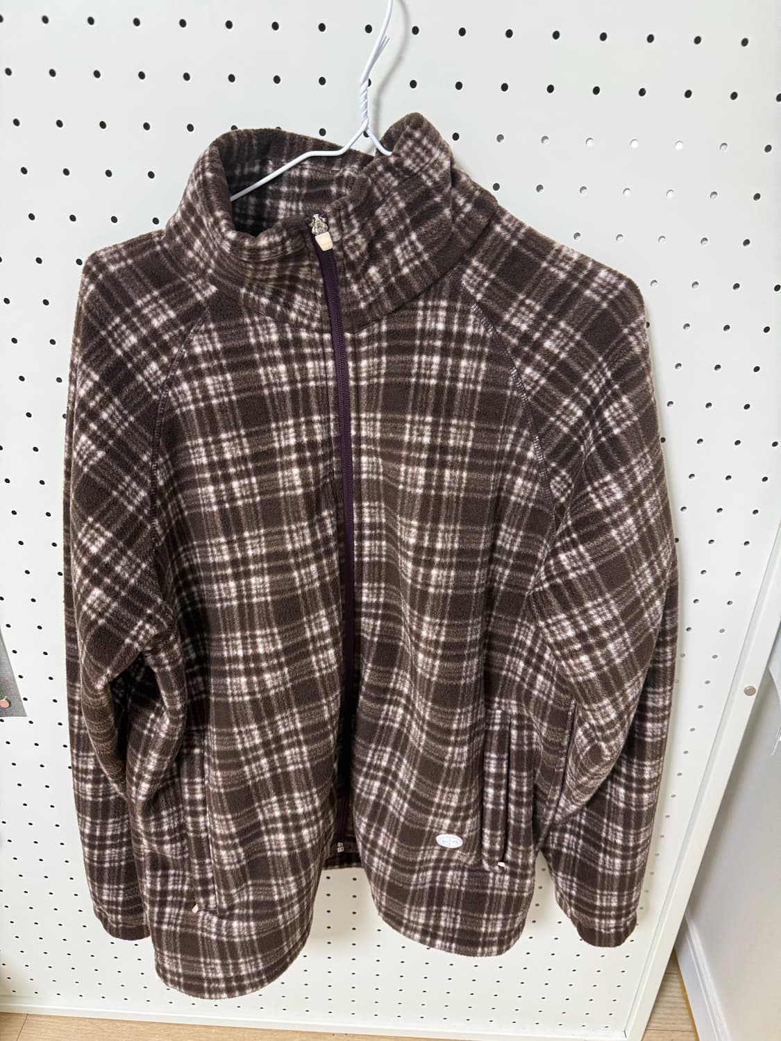 콜로신스 체크 후리스 상품이미지2